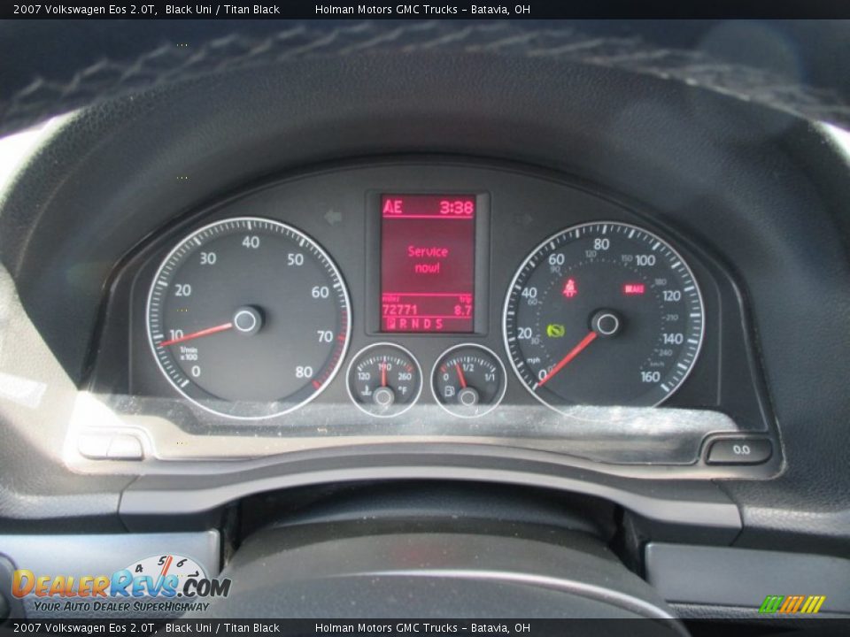 2007 Volkswagen Eos 2.0T Gauges Photo #14