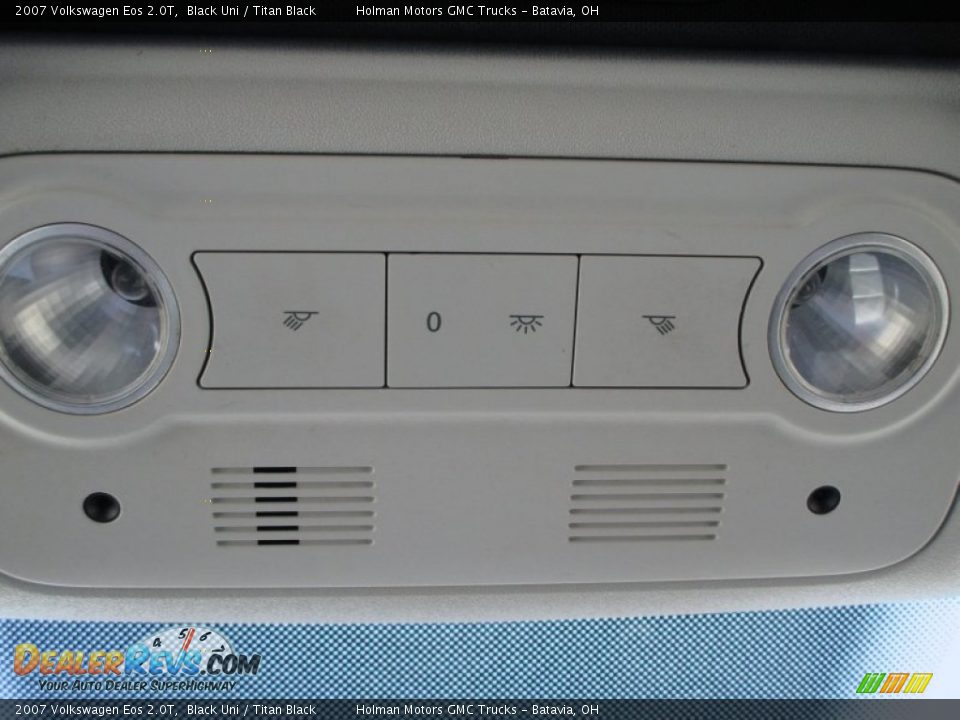 2007 Volkswagen Eos 2.0T Black Uni / Titan Black Photo #17