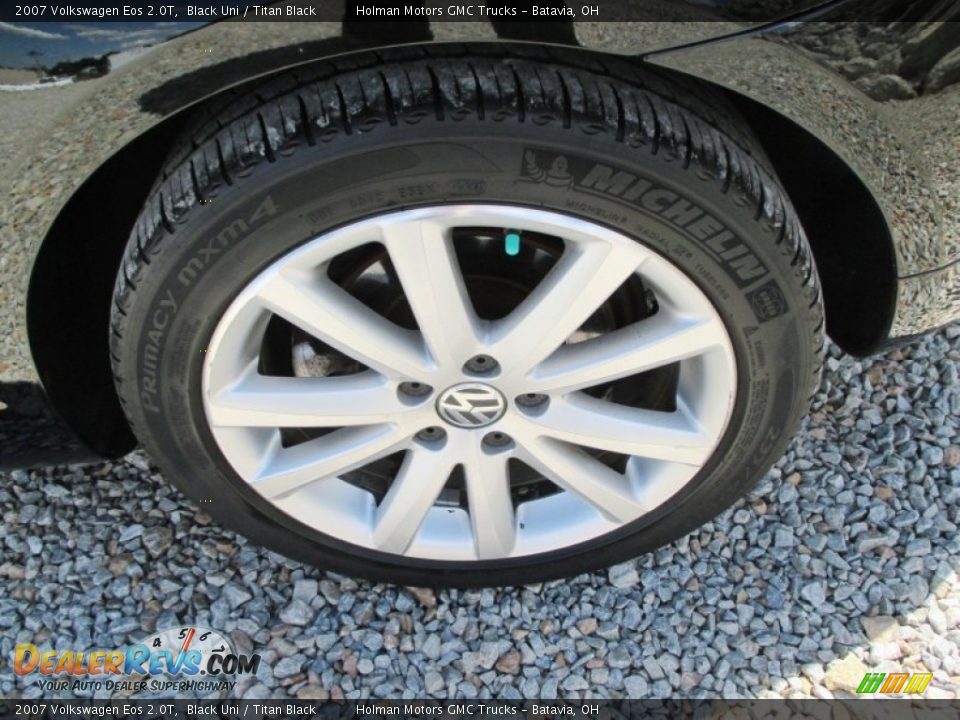 2007 Volkswagen Eos 2.0T Black Uni / Titan Black Photo #19