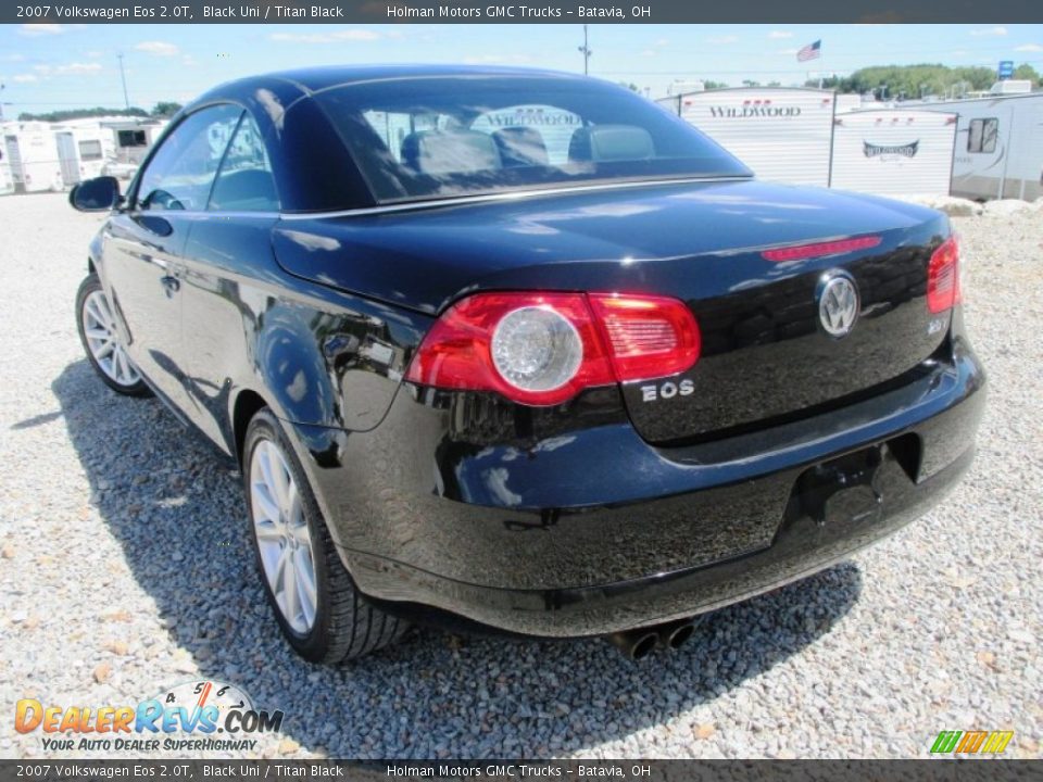 2007 Volkswagen Eos 2.0T Black Uni / Titan Black Photo #20