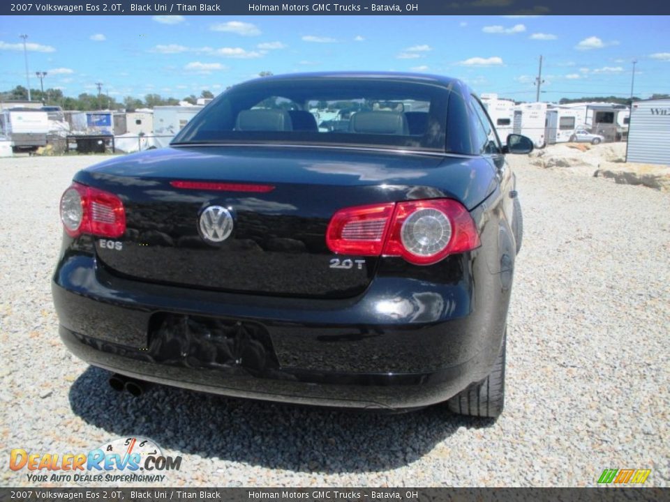 2007 Volkswagen Eos 2.0T Black Uni / Titan Black Photo #21