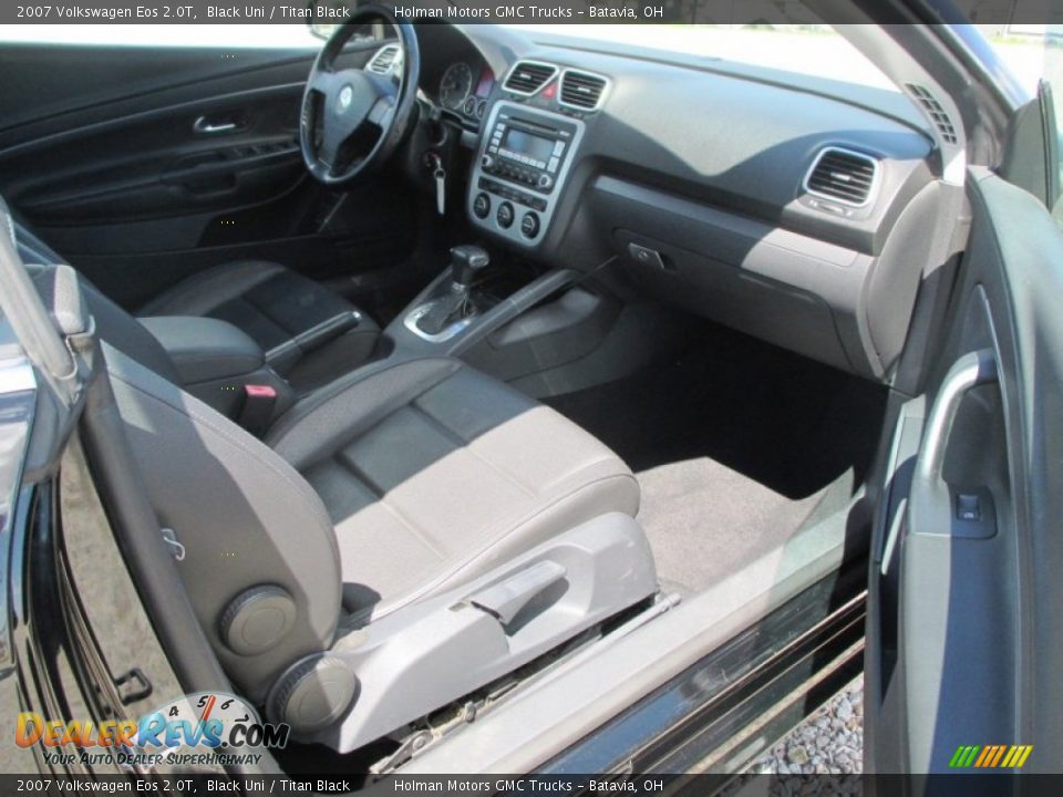 2007 Volkswagen Eos 2.0T Black Uni / Titan Black Photo #22