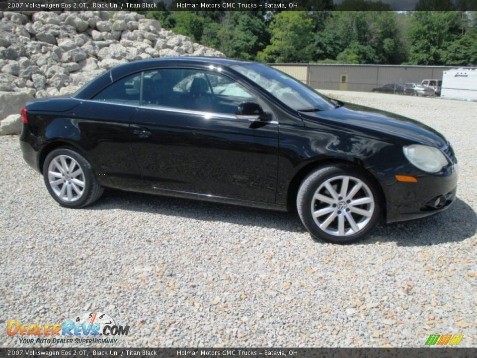 2007 Volkswagen Eos 2.0T Black Uni / Titan Black Photo #25