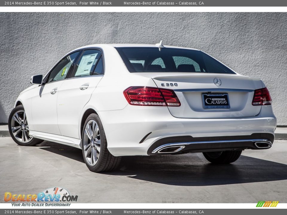 2014 Mercedes-Benz E 350 Sport Sedan Polar White / Black Photo #2