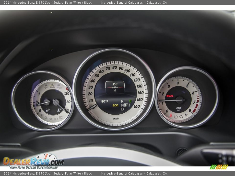 2014 Mercedes-Benz E 350 Sport Sedan Polar White / Black Photo #6