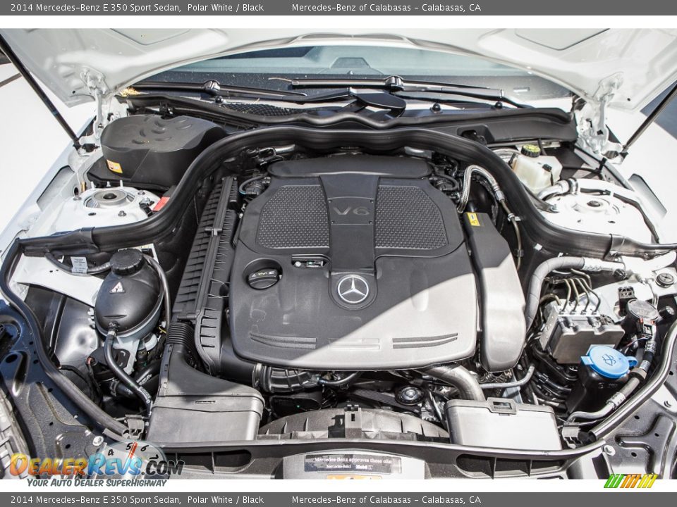 2014 Mercedes-Benz E 350 Sport Sedan Polar White / Black Photo #9