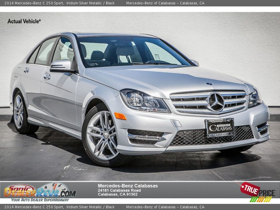 2014 Mercedes-Benz C 250 Sport Iridium Silver Metallic / Black Photo #1