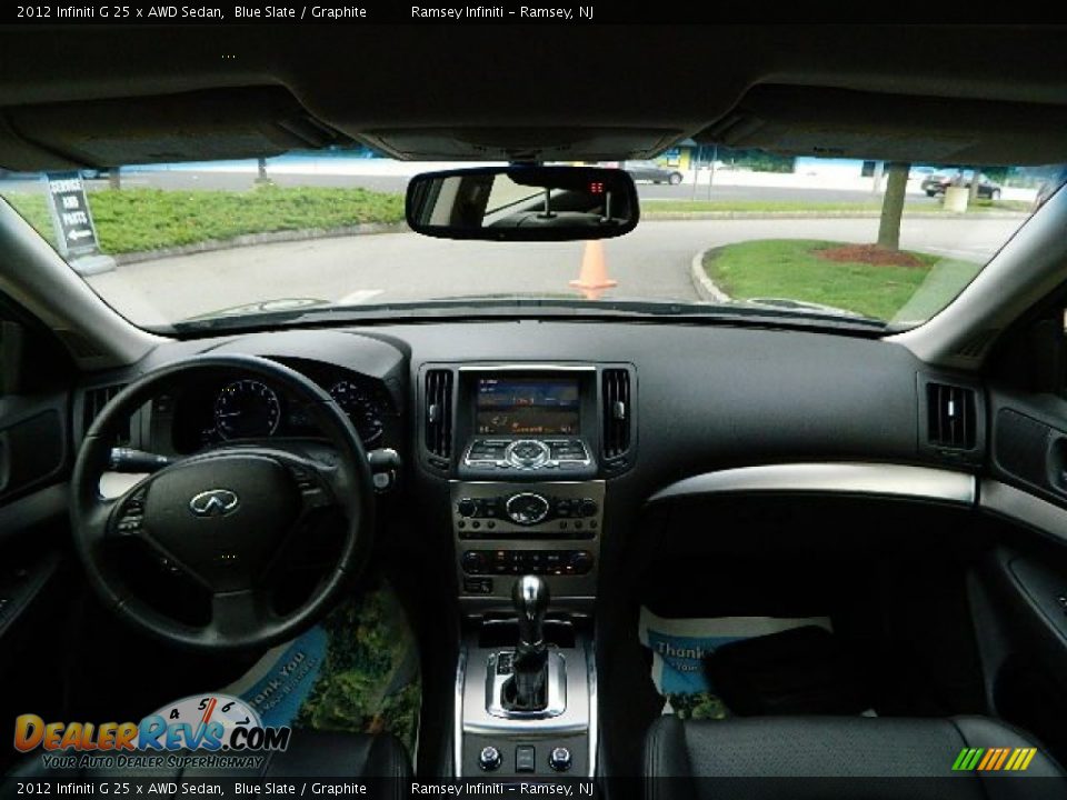 2012 Infiniti G 25 x AWD Sedan Blue Slate / Graphite Photo #11