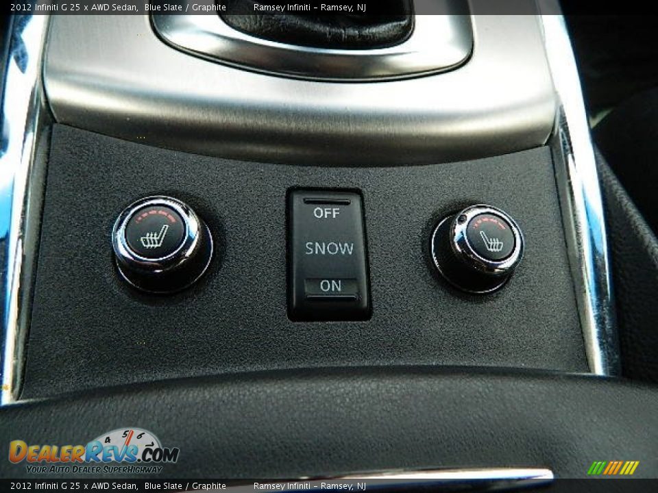 2012 Infiniti G 25 x AWD Sedan Blue Slate / Graphite Photo #18