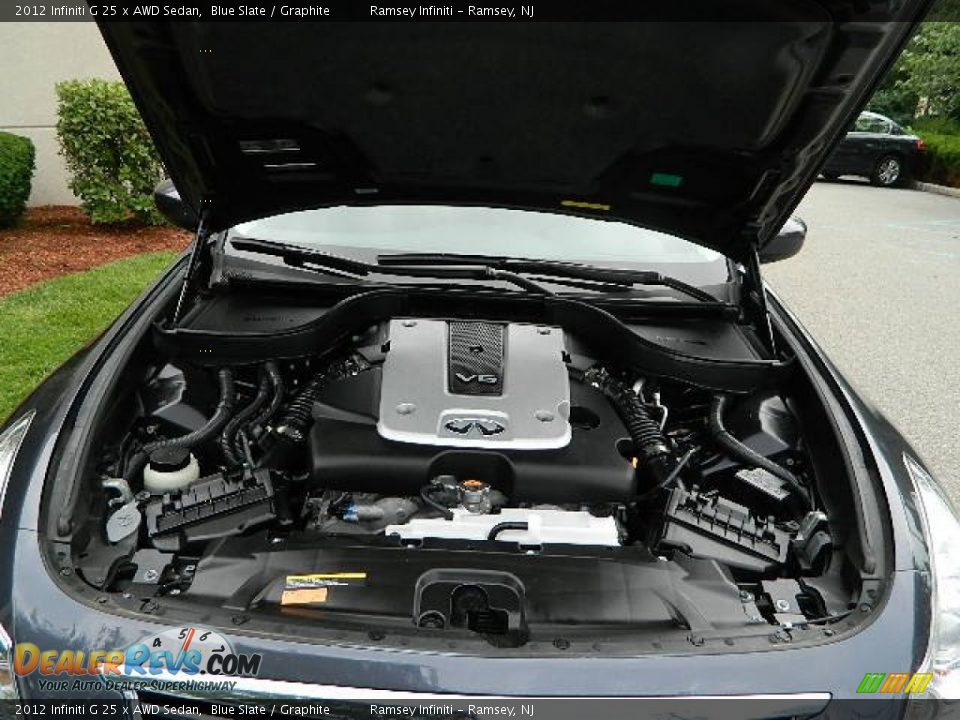 2012 Infiniti G 25 x AWD Sedan Blue Slate / Graphite Photo #21