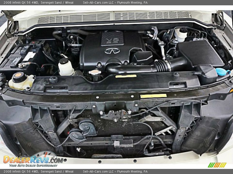 2008 Infiniti QX 56 4WD 5.6 Liter DOHC 32-Valve V8 Engine Photo #9