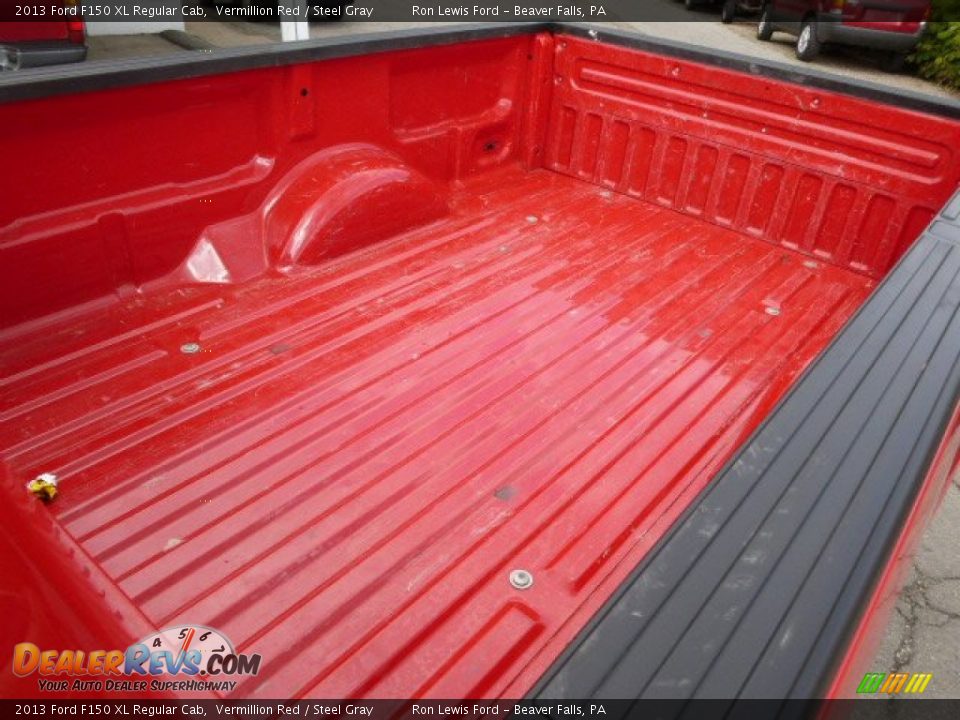 2013 Ford F150 XL Regular Cab Vermillion Red / Steel Gray Photo #10