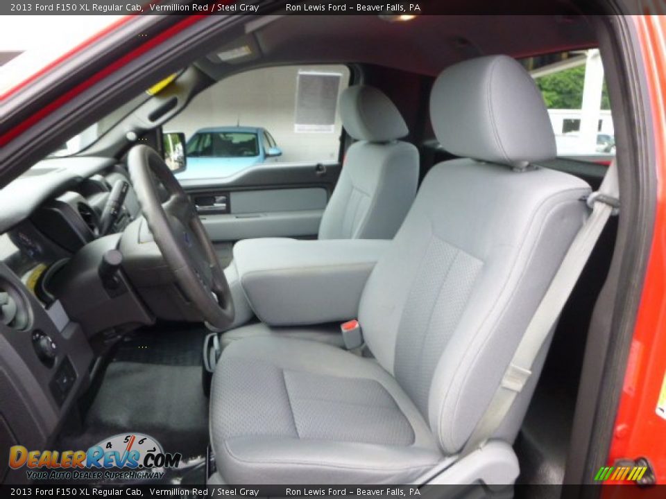 Steel Gray Interior - 2013 Ford F150 XL Regular Cab Photo #11