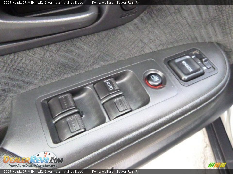 2005 Honda CR-V EX 4WD Silver Moss Metallic / Black Photo #16