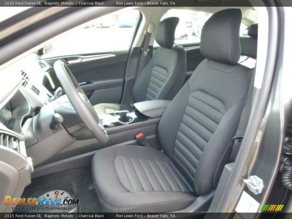 Front Seat of 2015 Ford Fusion SE Photo #10