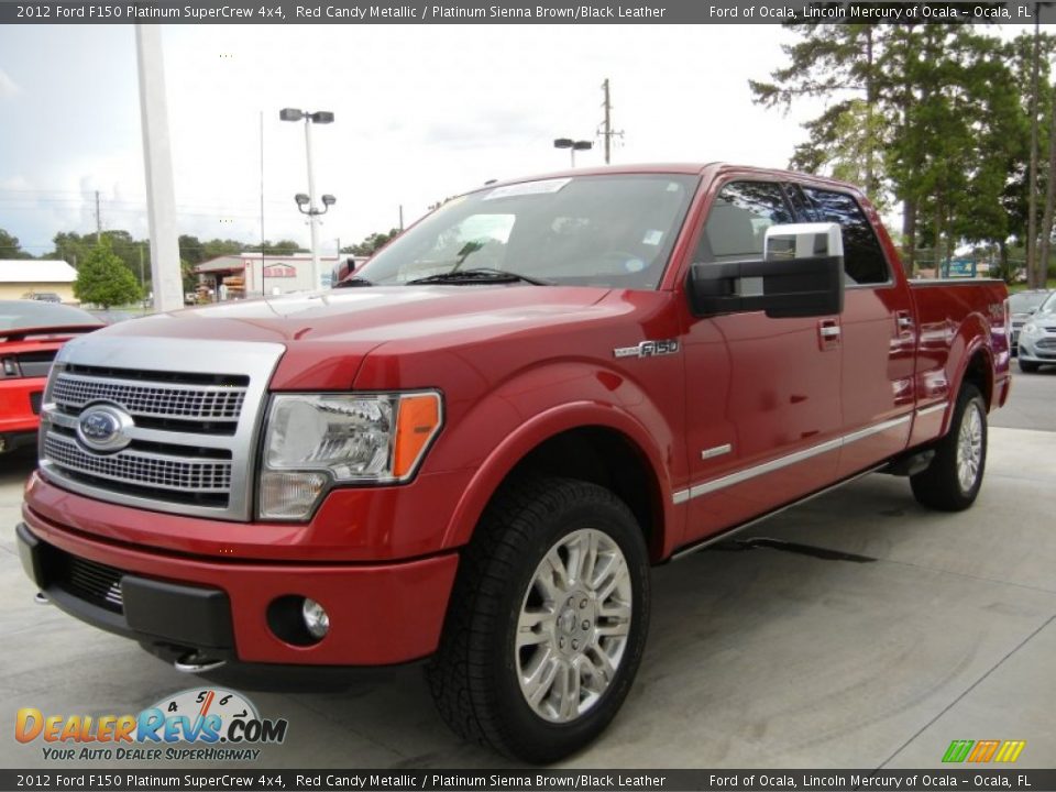 Front 3/4 View of 2012 Ford F150 Platinum SuperCrew 4x4 Photo #1