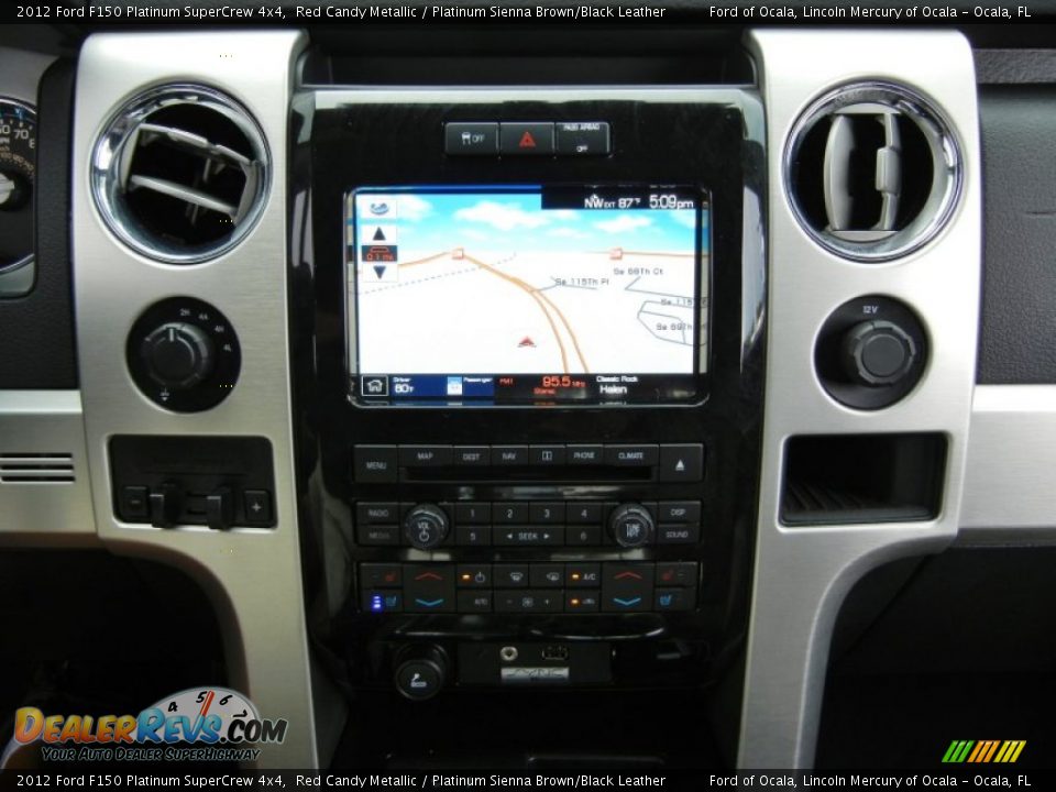 Navigation of 2012 Ford F150 Platinum SuperCrew 4x4 Photo #24