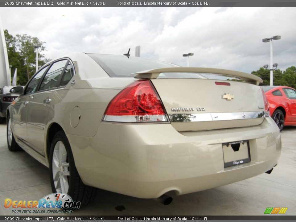 2009 Chevrolet Impala LTZ Gold Mist Metallic / Neutral Photo #2