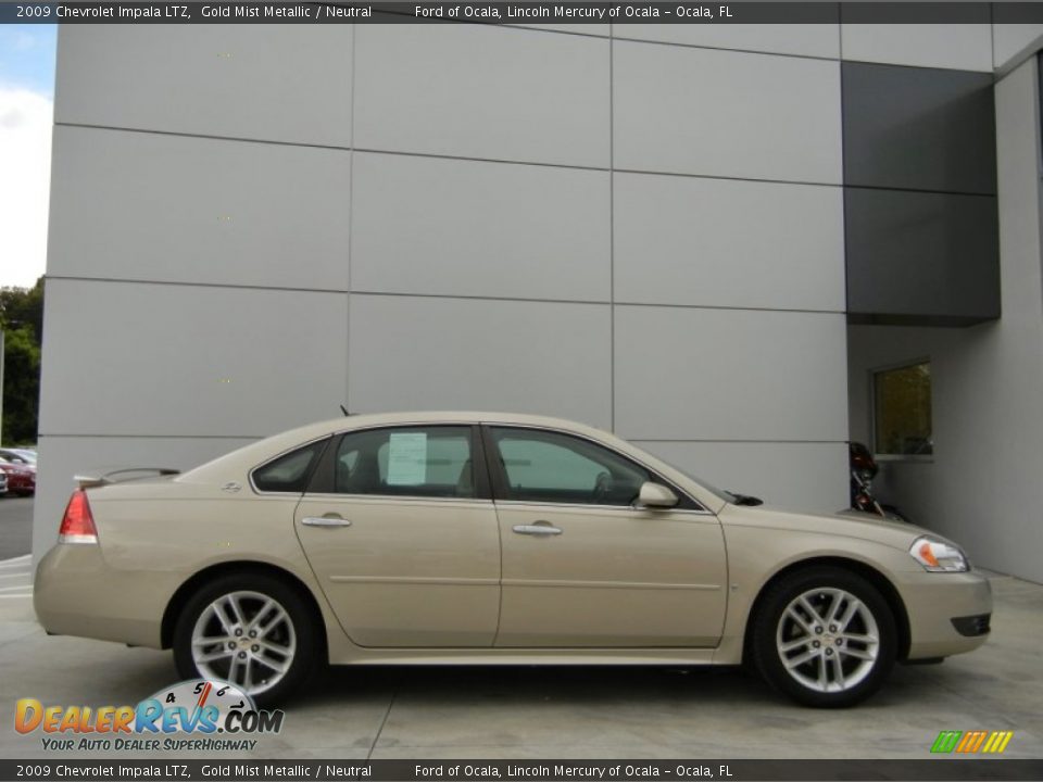 2009 Chevrolet Impala LTZ Gold Mist Metallic / Neutral Photo #5