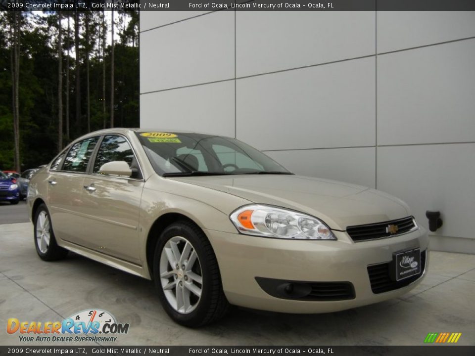 2009 Chevrolet Impala LTZ Gold Mist Metallic / Neutral Photo #6