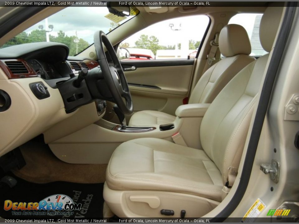 2009 Chevrolet Impala LTZ Gold Mist Metallic / Neutral Photo #11