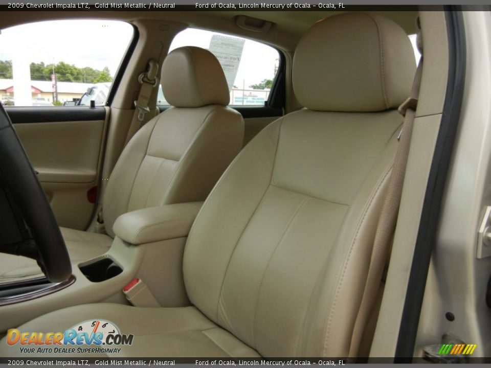 2009 Chevrolet Impala LTZ Gold Mist Metallic / Neutral Photo #12