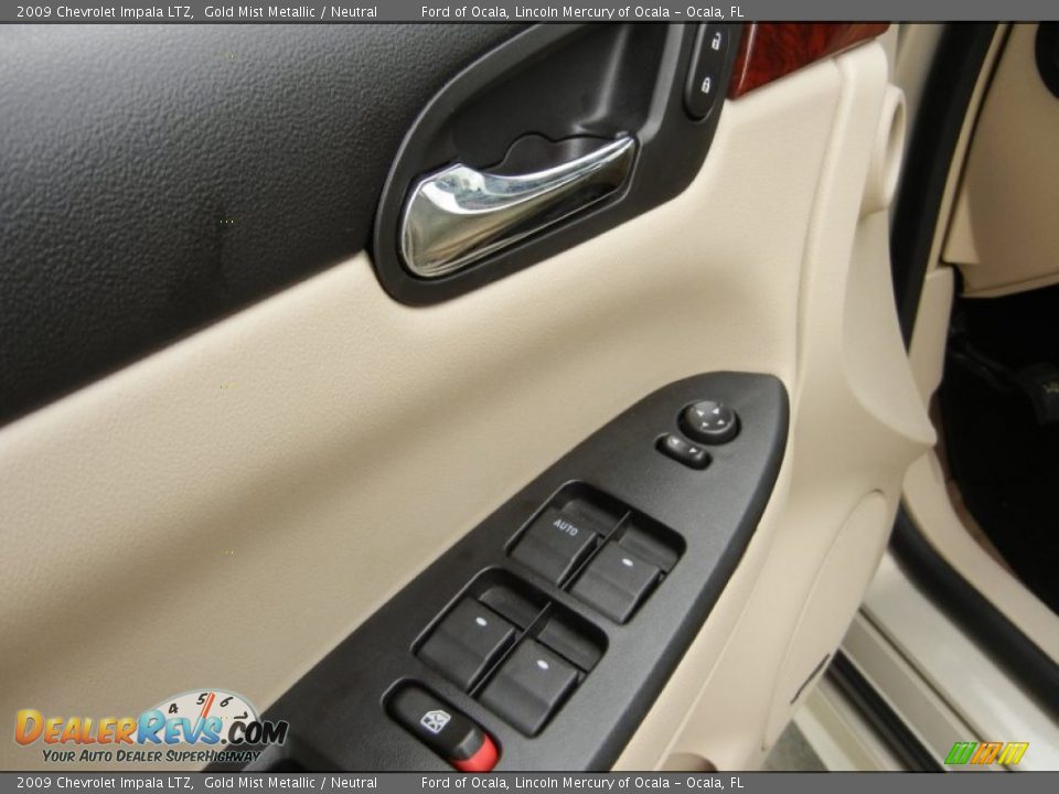 2009 Chevrolet Impala LTZ Gold Mist Metallic / Neutral Photo #13