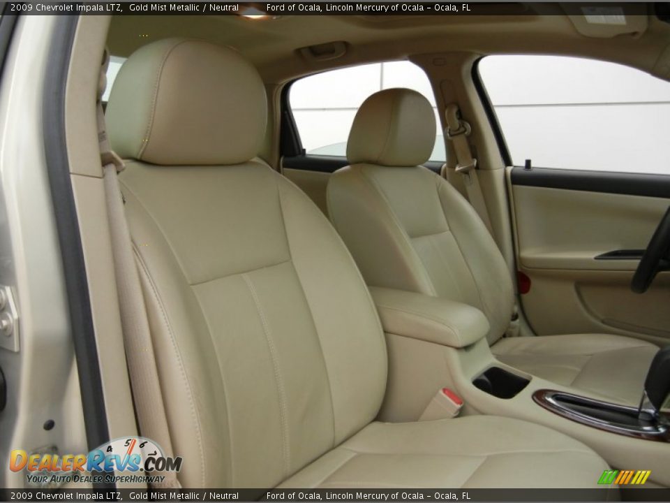 2009 Chevrolet Impala LTZ Gold Mist Metallic / Neutral Photo #17