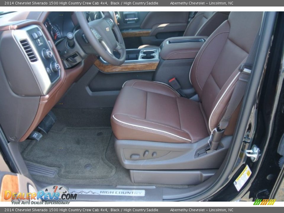 2014 Chevrolet Silverado 1500 High Country Crew Cab 4x4 Black / High Country Saddle Photo #8