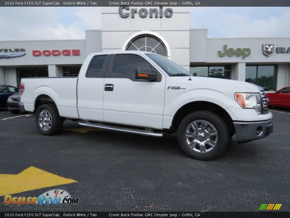 2010 Ford F150 XLT SuperCab Oxford White / Tan Photo #1