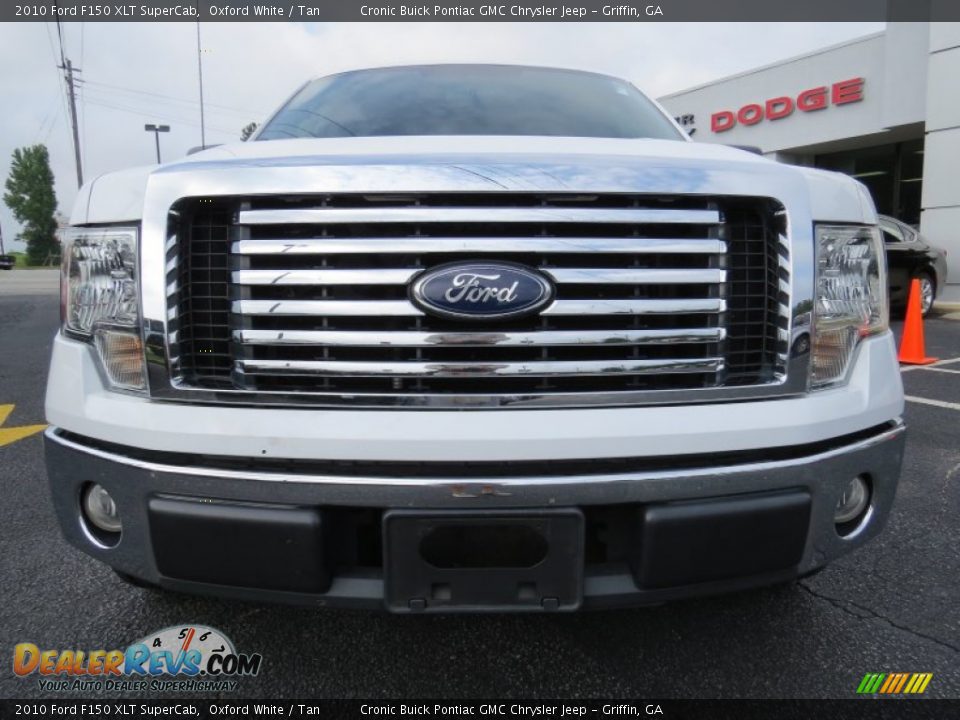 2010 Ford F150 XLT SuperCab Oxford White / Tan Photo #2
