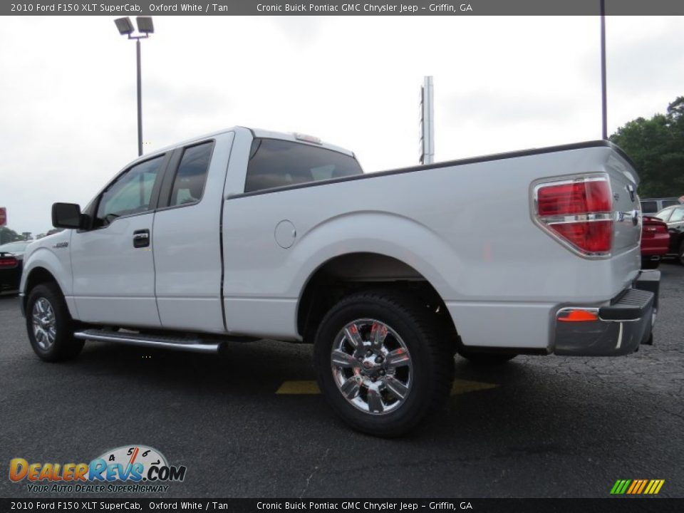 2010 Ford F150 XLT SuperCab Oxford White / Tan Photo #5