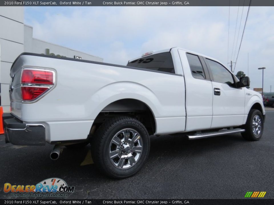 2010 Ford F150 XLT SuperCab Oxford White / Tan Photo #7