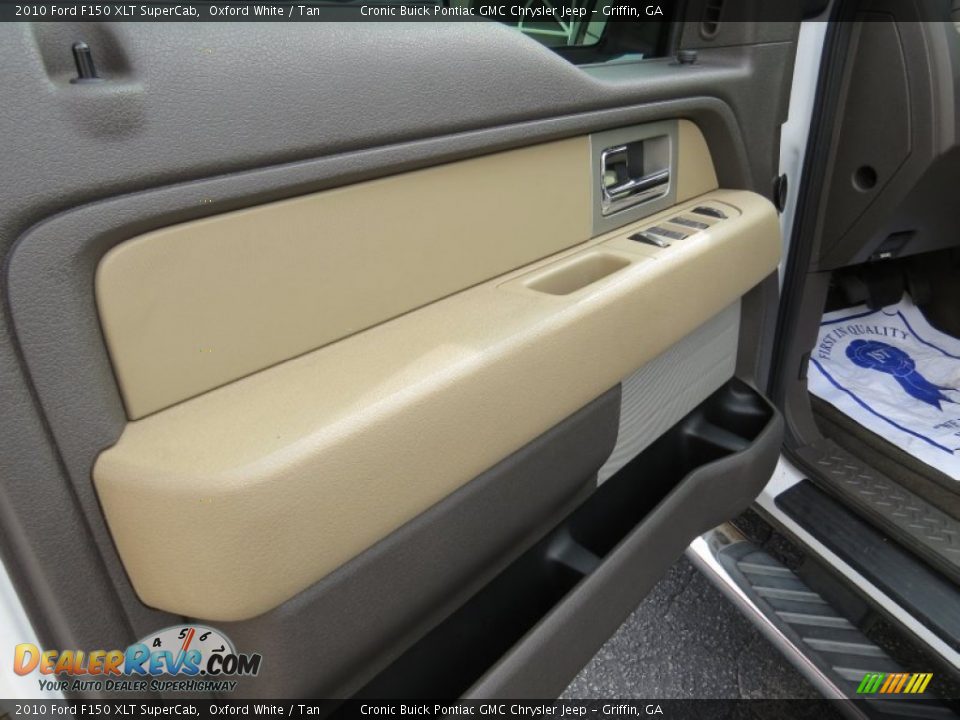 2010 Ford F150 XLT SuperCab Oxford White / Tan Photo #11