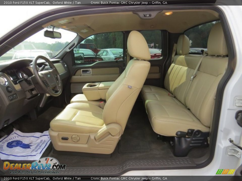 2010 Ford F150 XLT SuperCab Oxford White / Tan Photo #13