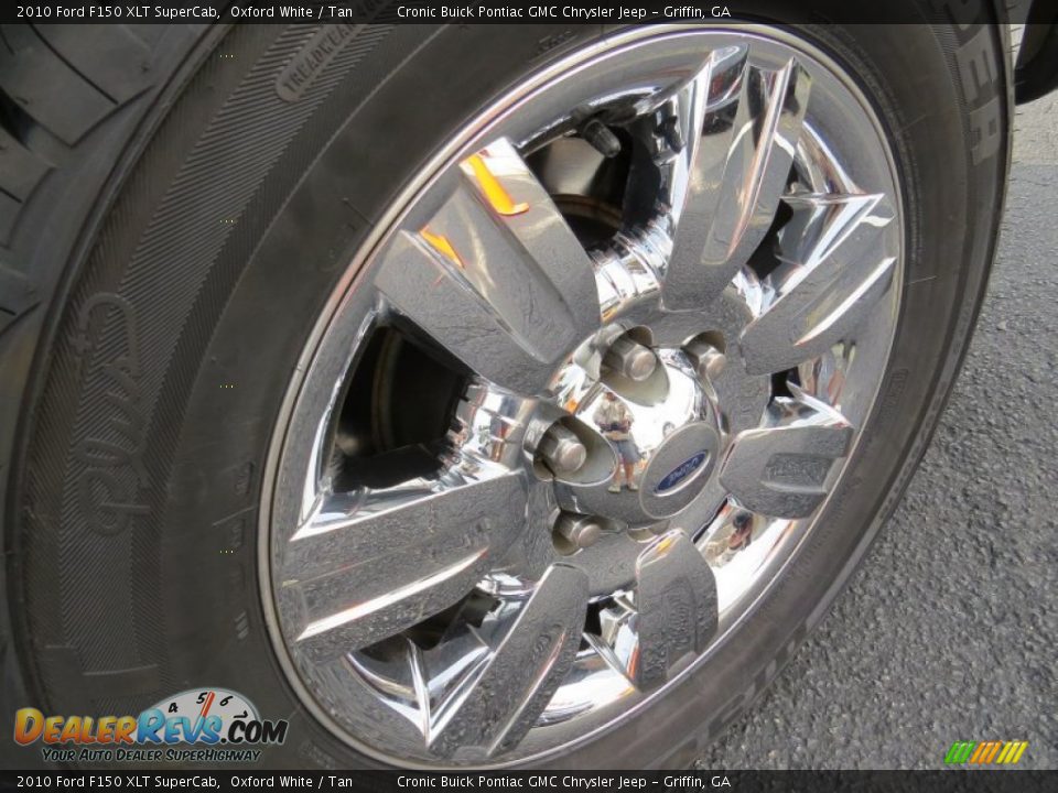 2010 Ford F150 XLT SuperCab Oxford White / Tan Photo #15