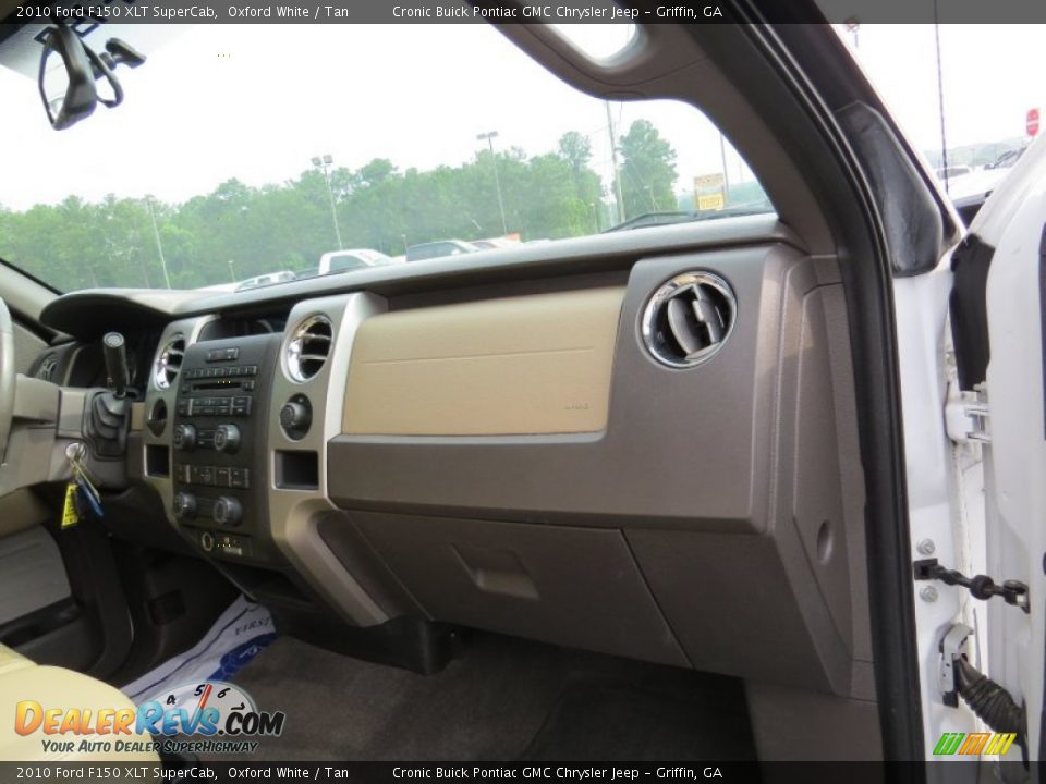 2010 Ford F150 XLT SuperCab Oxford White / Tan Photo #18