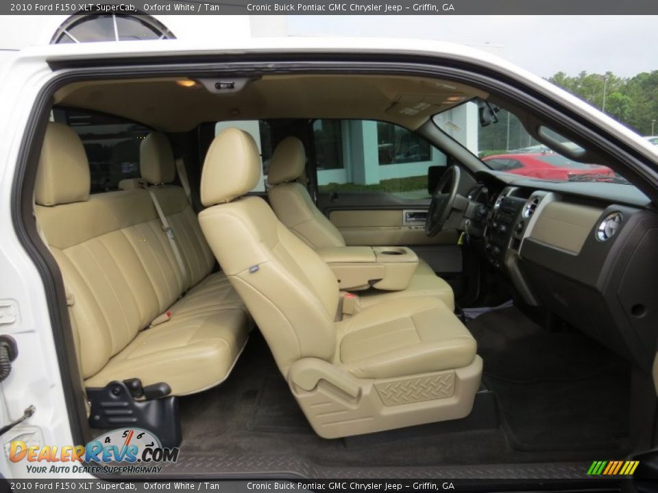 2010 Ford F150 XLT SuperCab Oxford White / Tan Photo #19