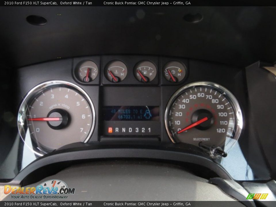 2010 Ford F150 XLT SuperCab Oxford White / Tan Photo #21