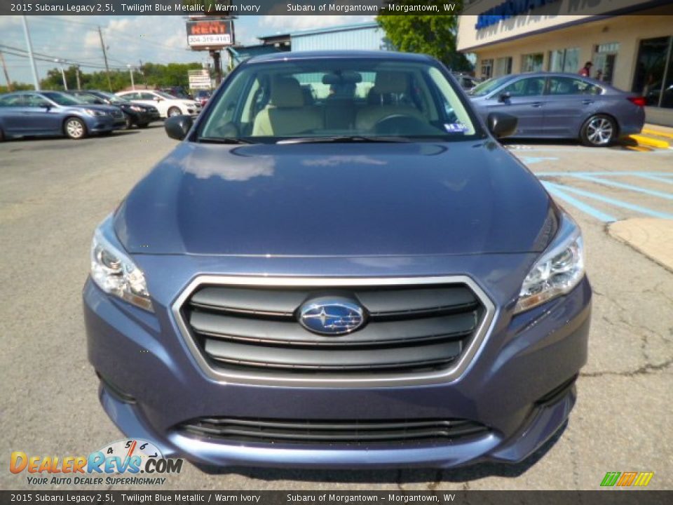 2015 Subaru Legacy 2.5i Twilight Blue Metallic / Warm Ivory Photo #2
