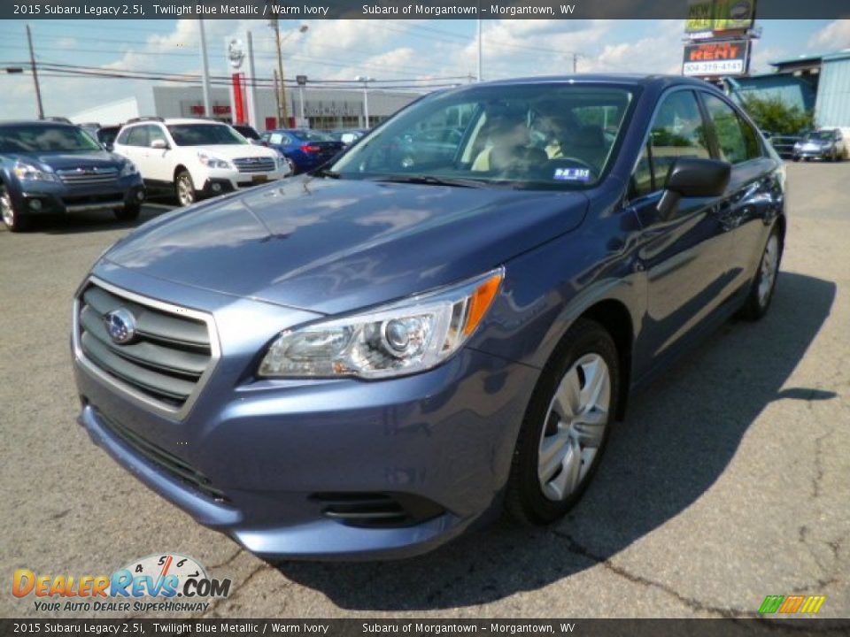 2015 Subaru Legacy 2.5i Twilight Blue Metallic / Warm Ivory Photo #3