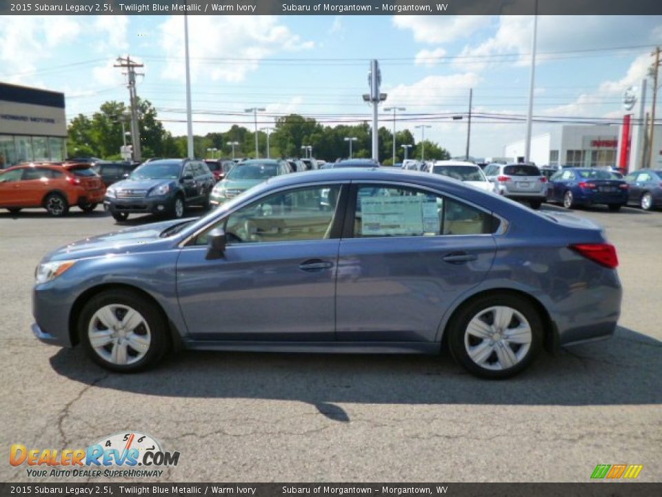 2015 Subaru Legacy 2.5i Twilight Blue Metallic / Warm Ivory Photo #4
