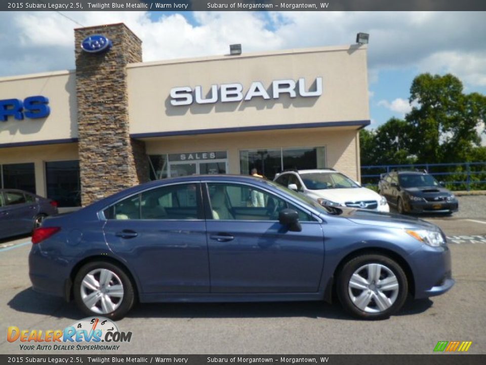 2015 Subaru Legacy 2.5i Twilight Blue Metallic / Warm Ivory Photo #8