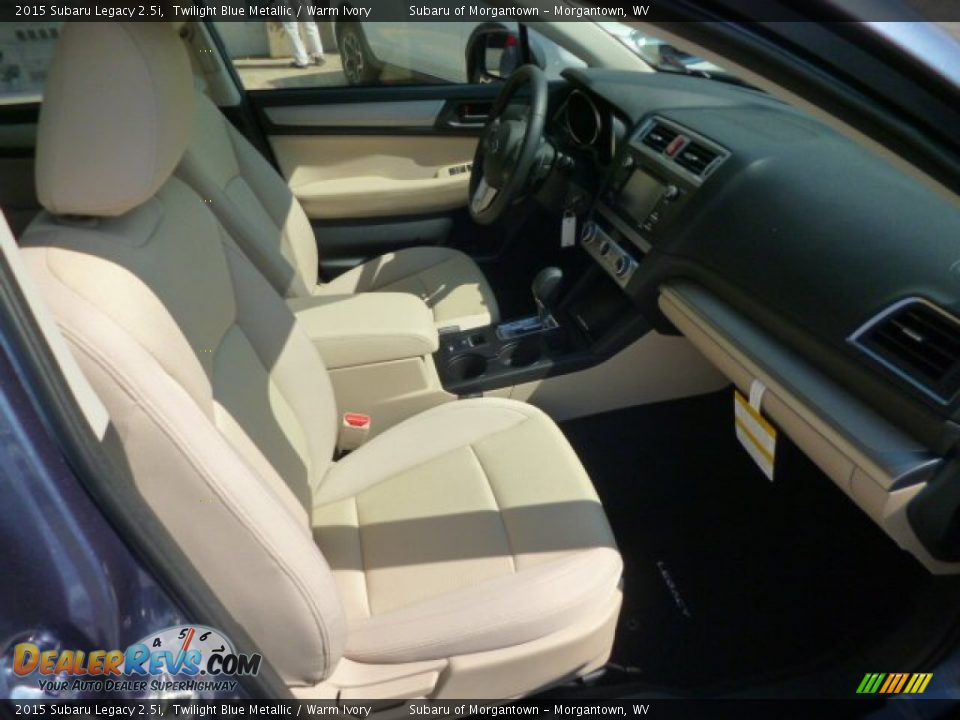 2015 Subaru Legacy 2.5i Twilight Blue Metallic / Warm Ivory Photo #10