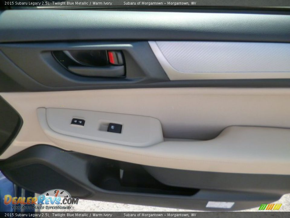 2015 Subaru Legacy 2.5i Twilight Blue Metallic / Warm Ivory Photo #11