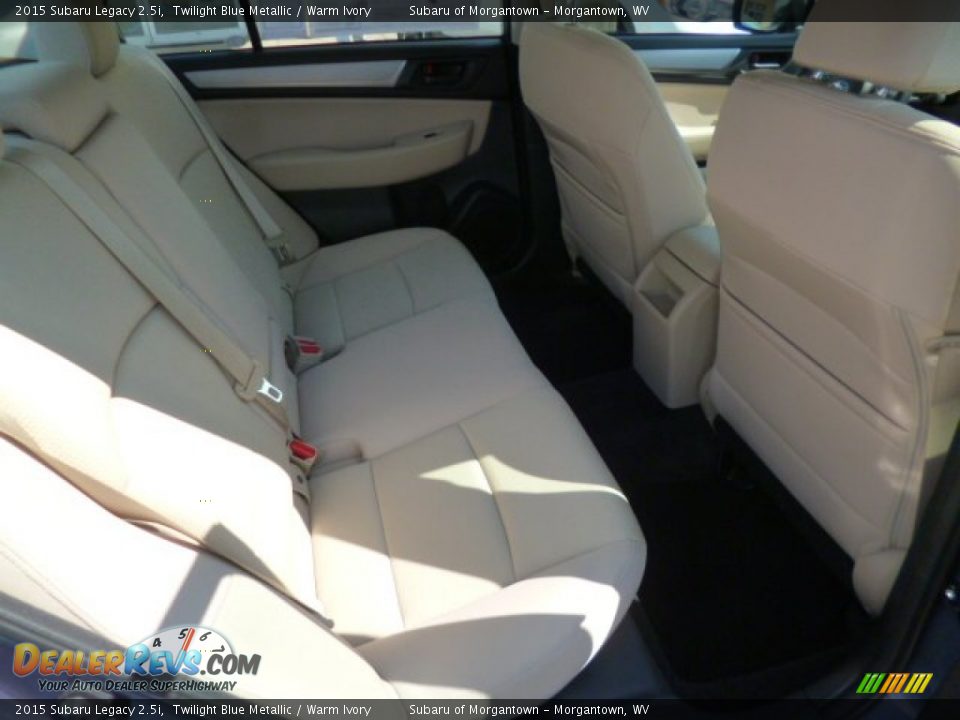 2015 Subaru Legacy 2.5i Twilight Blue Metallic / Warm Ivory Photo #12