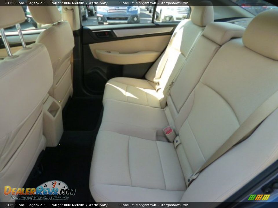 2015 Subaru Legacy 2.5i Twilight Blue Metallic / Warm Ivory Photo #13