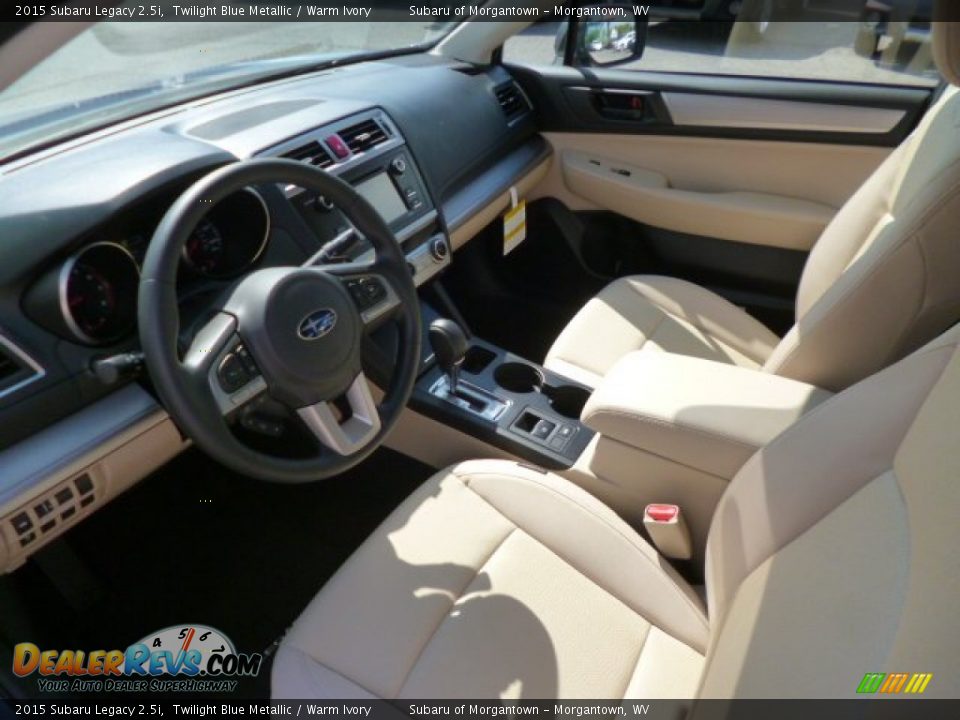 2015 Subaru Legacy 2.5i Twilight Blue Metallic / Warm Ivory Photo #16
