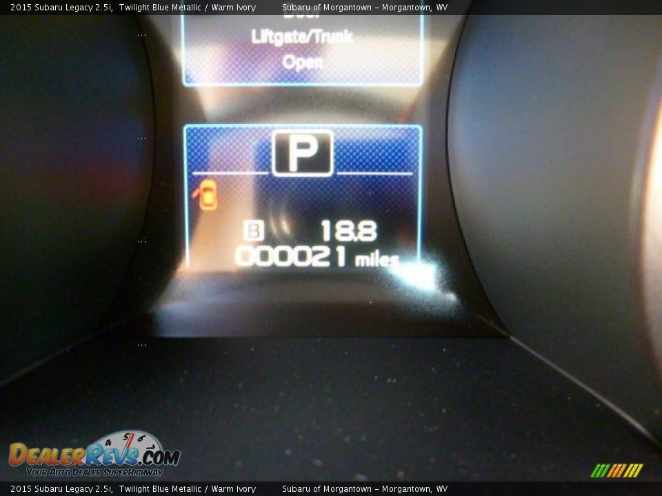 2015 Subaru Legacy 2.5i Twilight Blue Metallic / Warm Ivory Photo #20