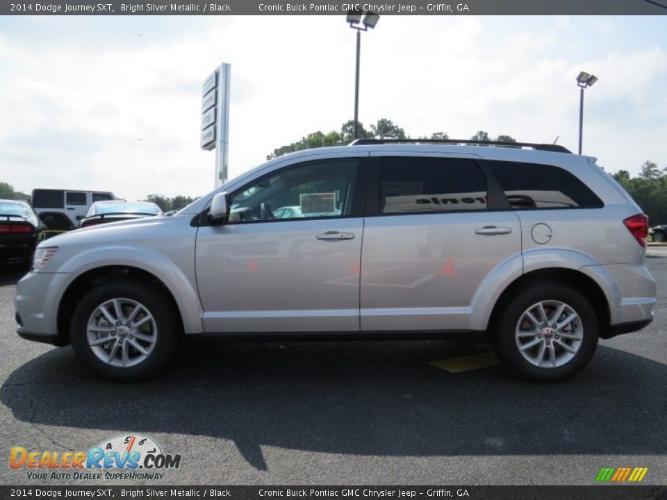 2014 Dodge Journey SXT Bright Silver Metallic / Black Photo #4